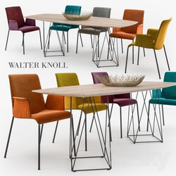 Table _ Chair - Walter Knoll Liz chair Joco table 