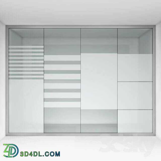 Office furniture - Office glass partition 1