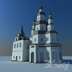 Building - Pokrovsky monastery in Kharkov 