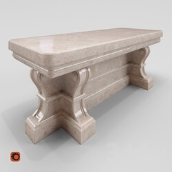 Other architectural elements - Bench Marble 