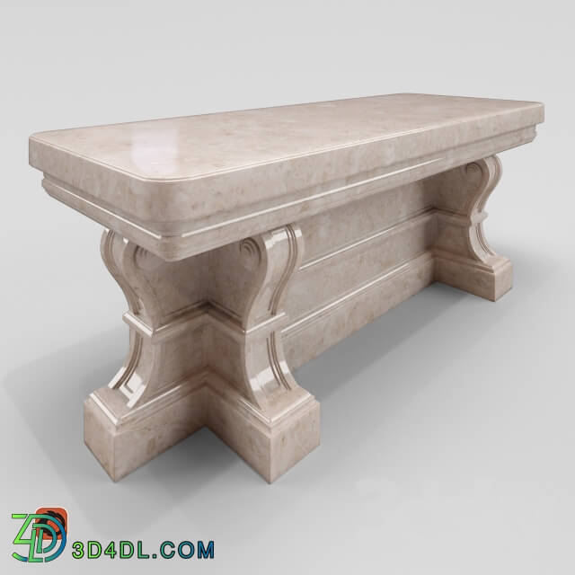 Other architectural elements - Bench Marble