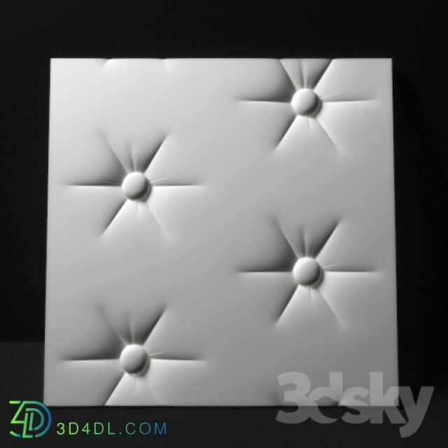 Other decorative objects - 3D panel _quot_Button_quot_