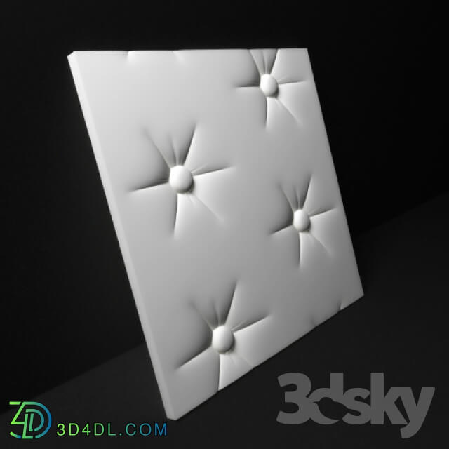 Other decorative objects - 3D panel _quot_Button_quot_