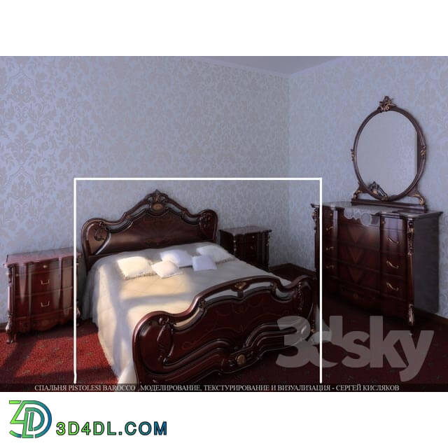 Bed - Bed Pistolesi Barocco