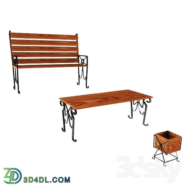 Other architectural elements - bench