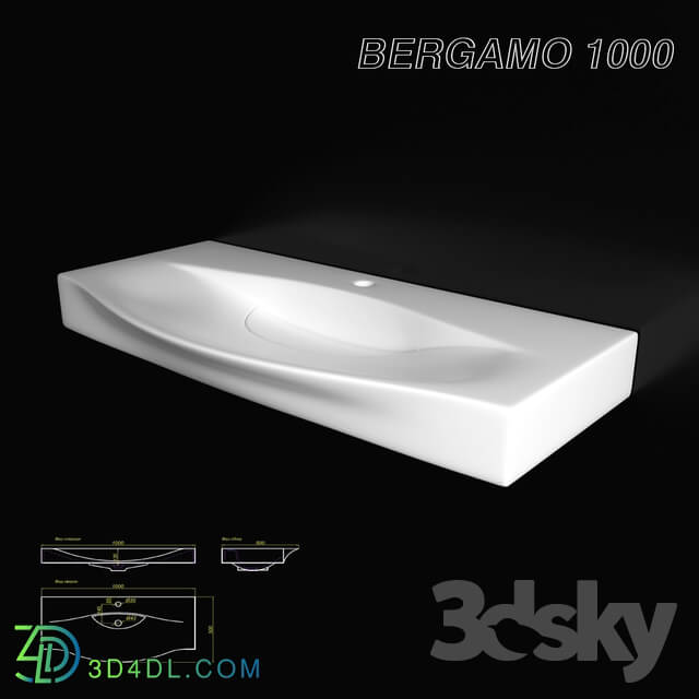 Wash basin - BERGAMO