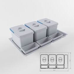 Other kitchen accessories - Storage System Practico 900 H50 