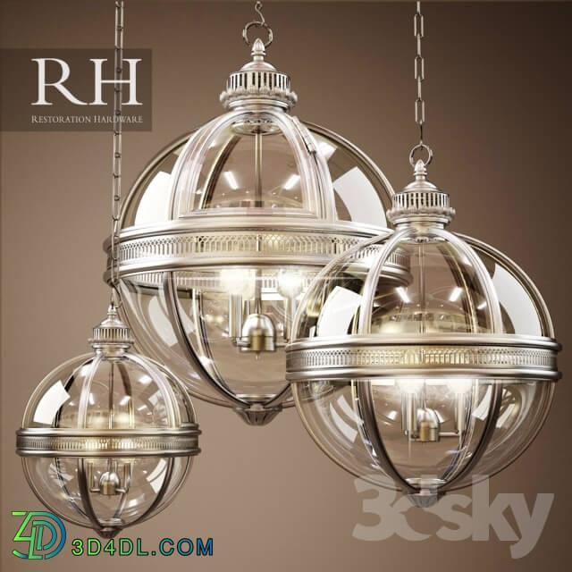 Ceiling light - RH VICTORIAN HOTEL PENDANT _3size_