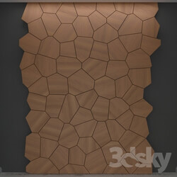 3D panel - Wood Panel 