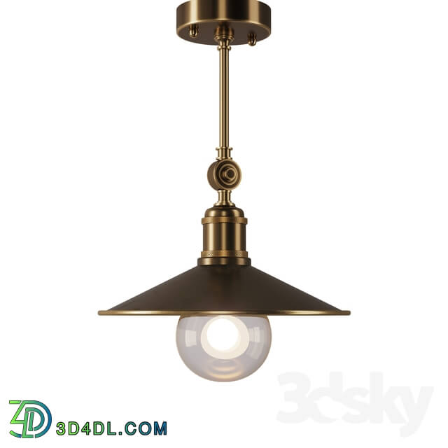 Ceiling light - Brass lamp ART 351 from Pikartlights