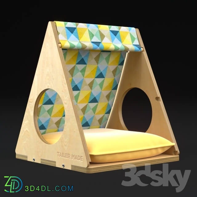 Other decorative objects - bed for cats and dogs GEOMETRY