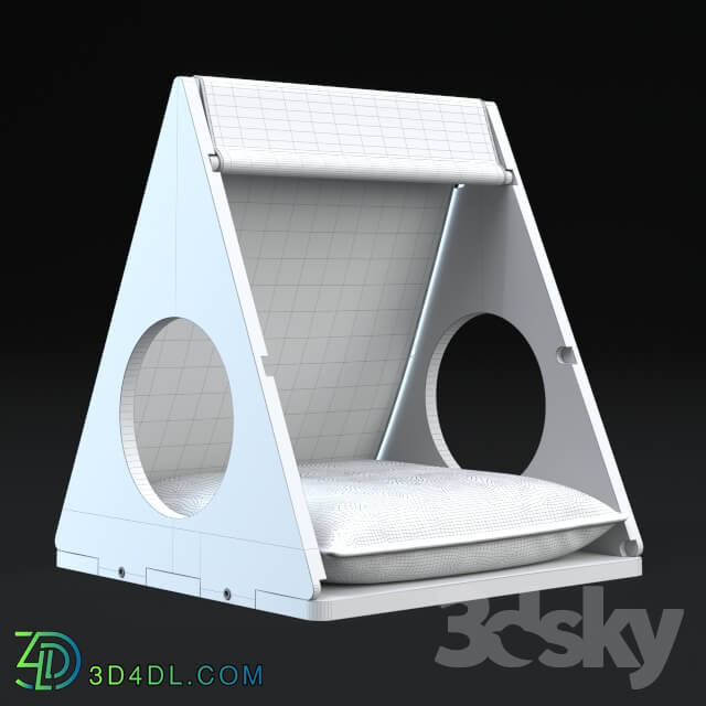 Other decorative objects - bed for cats and dogs GEOMETRY