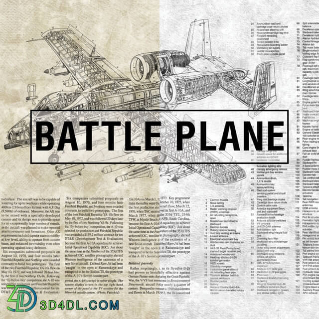 Wall covering - Factura _ Battle Plane