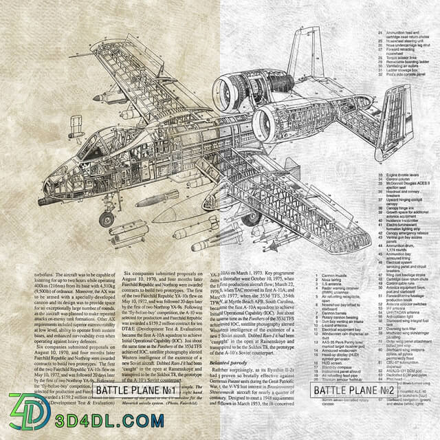 Wall covering - Factura _ Battle Plane