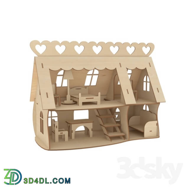 Miscellaneous - Plywood Dollhouse