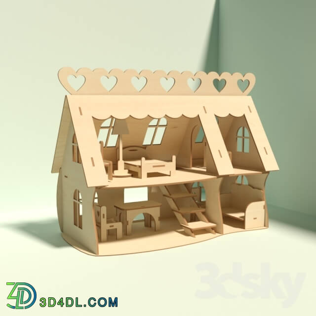 Miscellaneous - Plywood Dollhouse