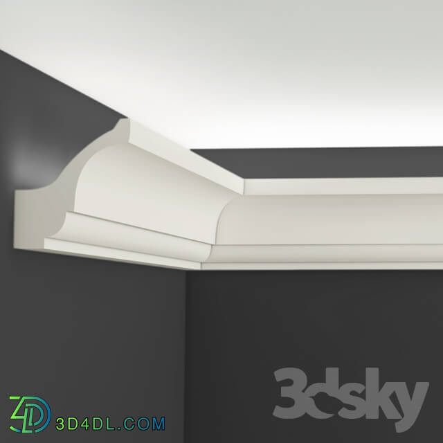 Decorative plaster - Light cornice