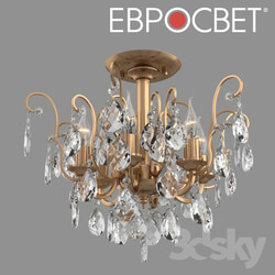 Ceiling light - OM Chandelier with crystal Eurosvet 10022_6 Rosita 