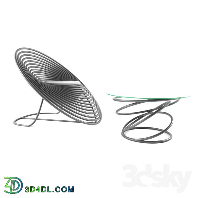 Table _ Chair - Circle comfort chair