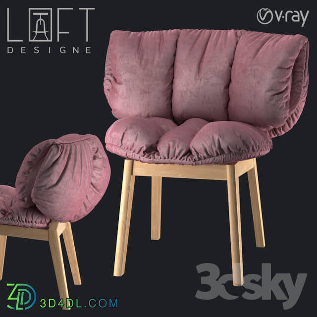 Arm chair - Chair LoftDesigne 1676 model