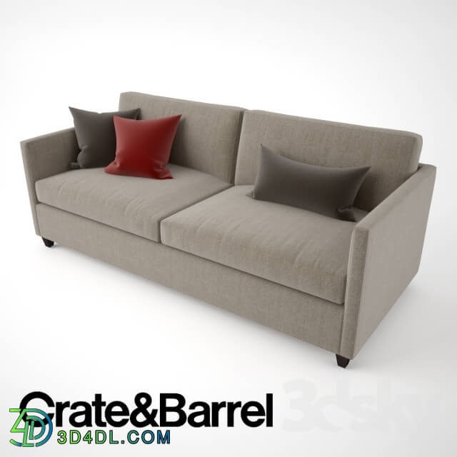 Sofa - Crate and Barrel Dryden Apartment Sofa