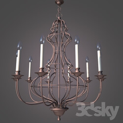 Ceiling light - Wire chandelier 