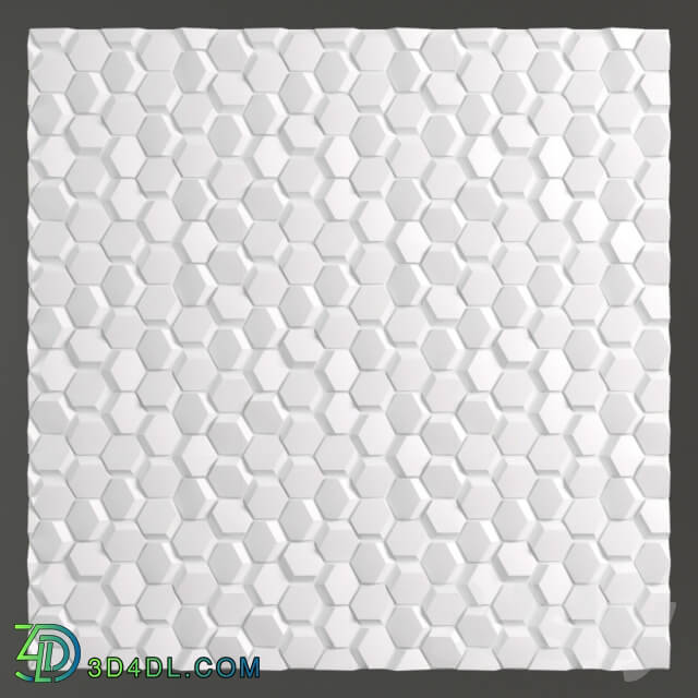 3D panel - Decorative wall panel 01