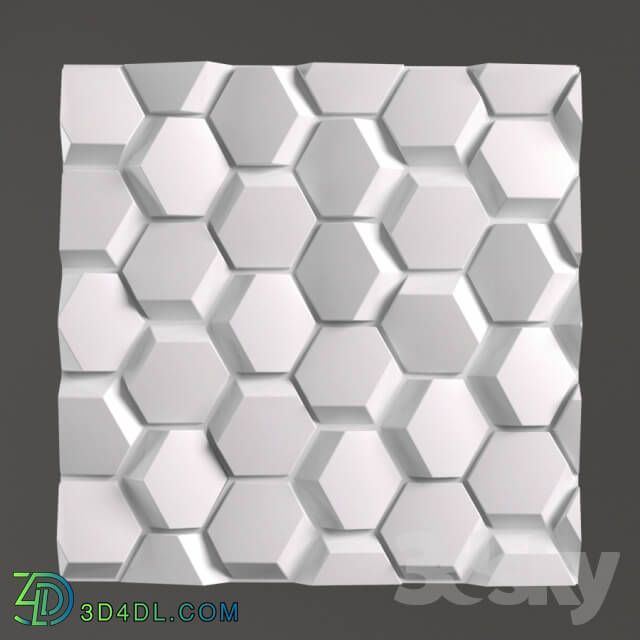 3D panel - Decorative wall panel 01