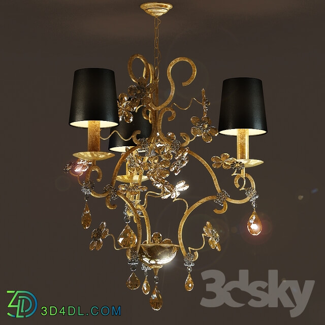 Ceiling light - Chandelier Masiero FIORE DI FOGLIA 7200 3