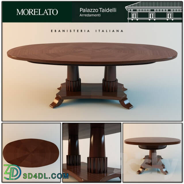 Table - Morelato Tavolo Biedermeier