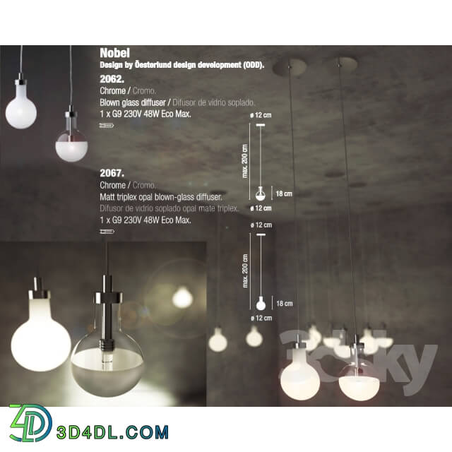 Ceiling light - vibia nobel