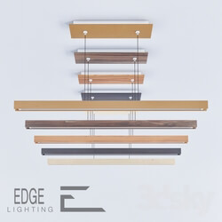 Ceiling light - Glide Wood Linear Suspension by Edge Lighting 