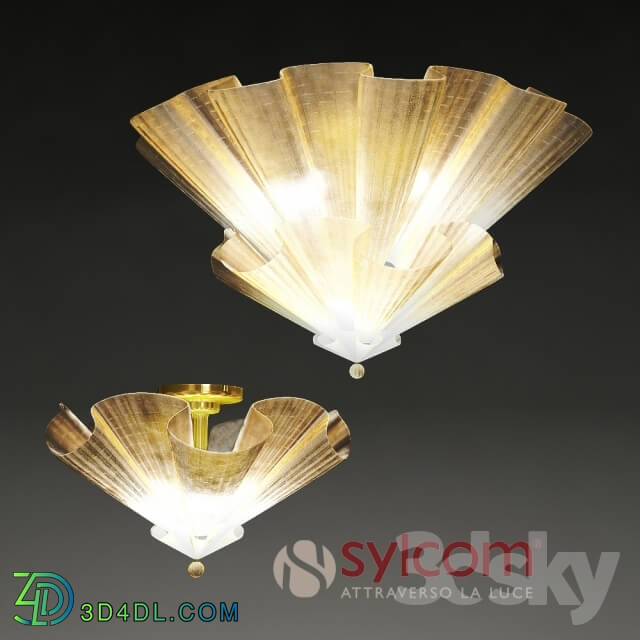 Ceiling light - sylcom 1510_105 D GR ORO