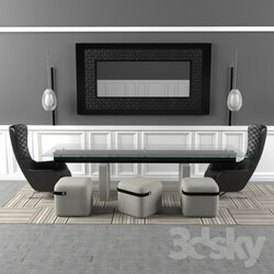 Table _ Chair - Dining Set 