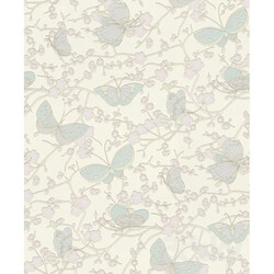 Wall covering - texture wallpaper for baby _butterflies_ 