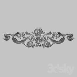 Decorative plaster - Ornament Silver C 