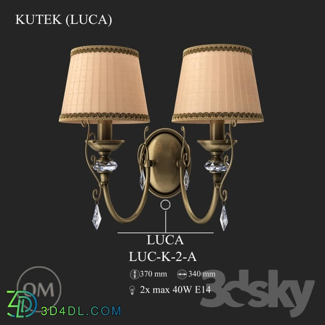 Wall light - KUTEK _LUCA_ LUC-K-2-A