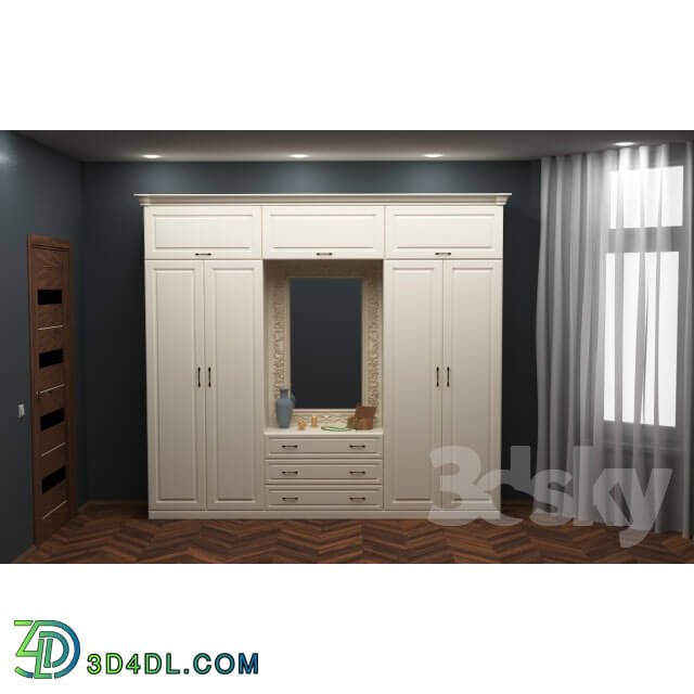 Wardrobe _ Display cabinets - Wardrobe with a niche