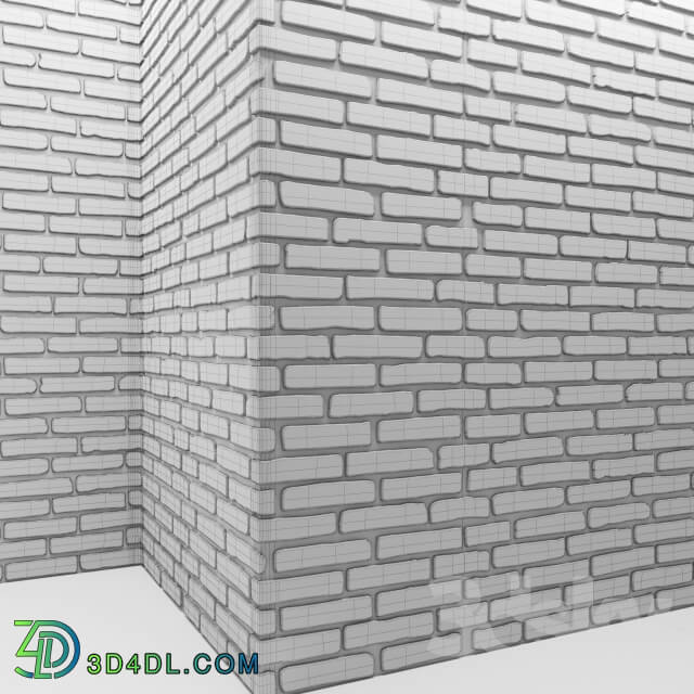 Other decorative objects - Brick wall with corners.