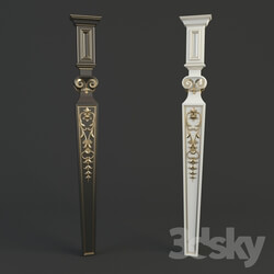 Decorative plaster - Pilaster furniture 