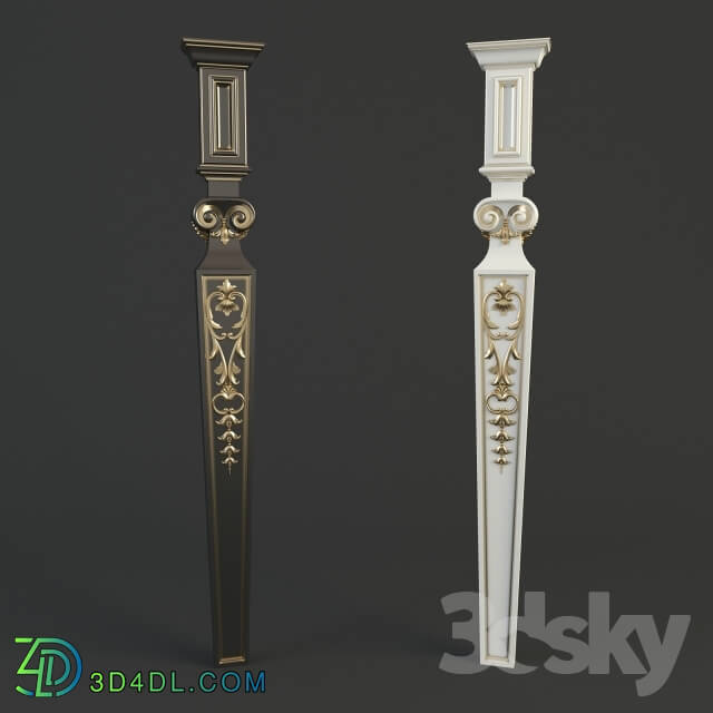 Decorative plaster - Pilaster furniture