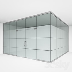 Office furniture - Office glass partition 2 