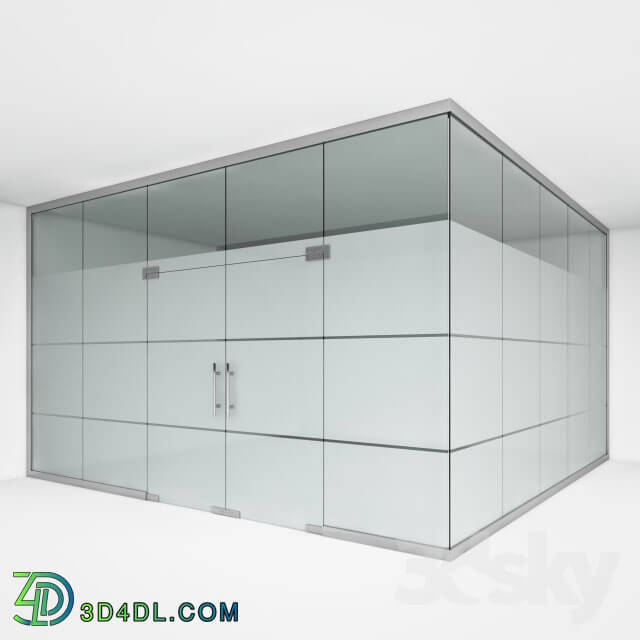 Office furniture - Office glass partition 2