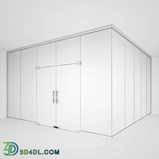 Office furniture - Office glass partition 2