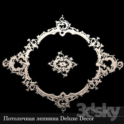 Decorative plaster - Rococo stucco ceiling Deluxe Decor 