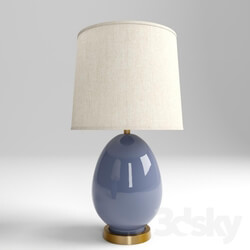 Table lamp - Blue egg lamp 