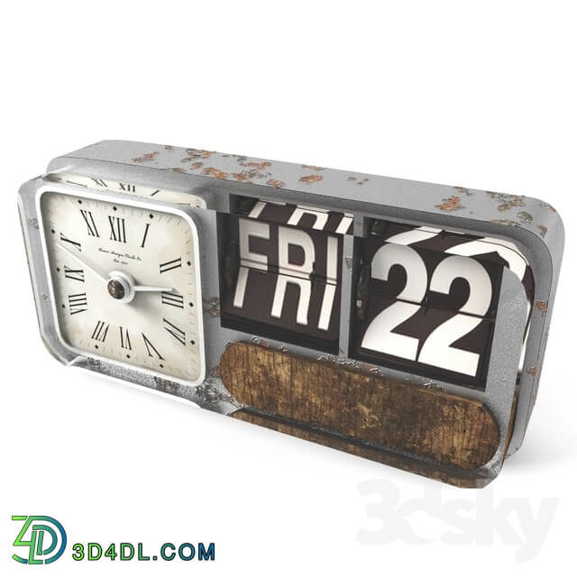 Other decorative objects - Old Calendars with Clock