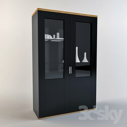 Wardrobe _ Display cabinets - Showcase of Tiffany black Gamma 