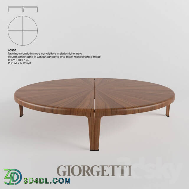 Table - Giorgetti table 66550