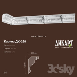 Decorative plaster - Dk-238_426Hx268mm 
